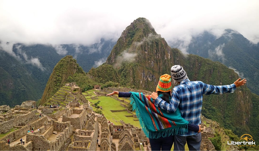 Foto clásica de Machu Picchu Foto clásica de Machu Picchu