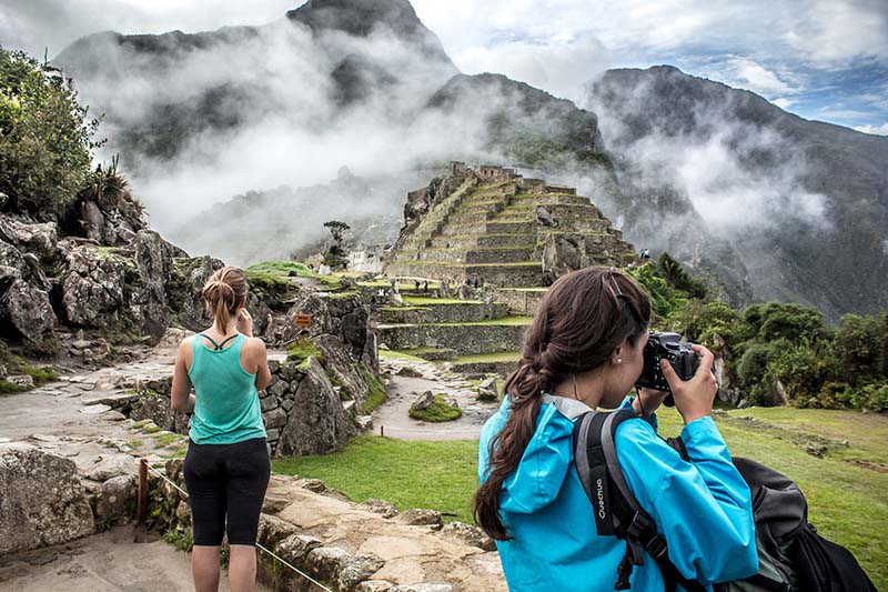Paisaje de Machu Picchu en el turno Mañana Paisaje de Machu Picchu en el turno Mañana