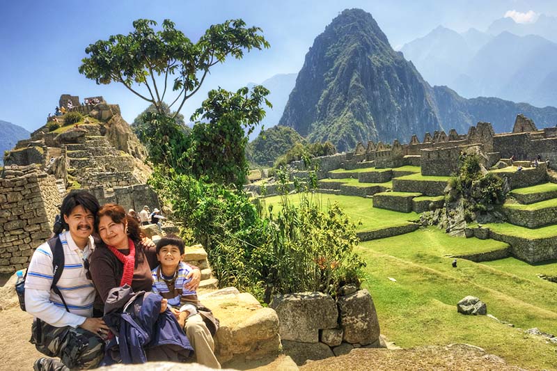 Machu Picchu en el turno de la tarde Machu Picchu en el turno de la tarde