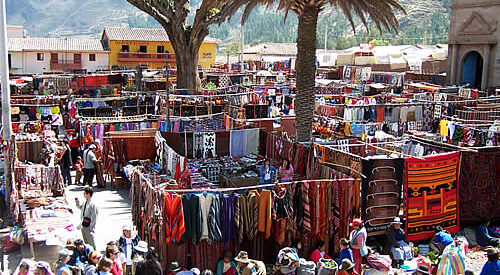 El Mercado de Pisac en el Valle Sagrado